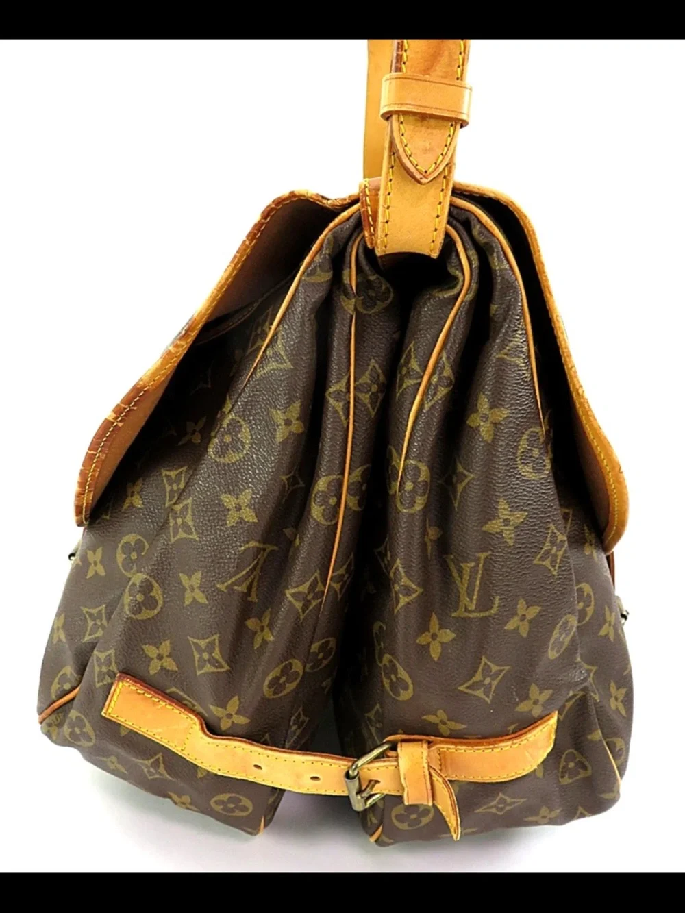 Louis Vuitton Brown Monogram Messenger Bag